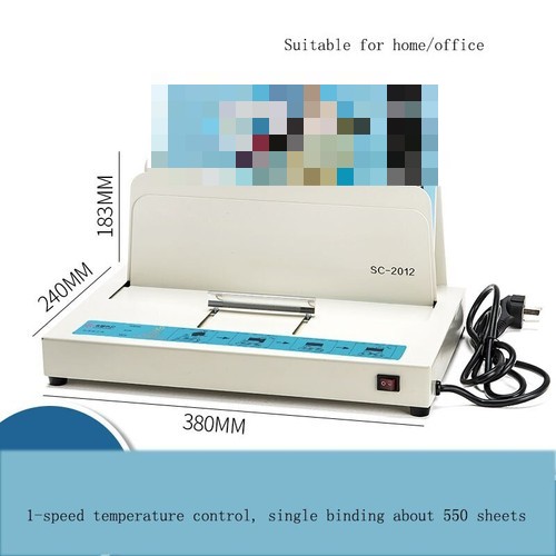 Contract Tender Certificate Glue Binding Machine Hot Melt Binding Machine