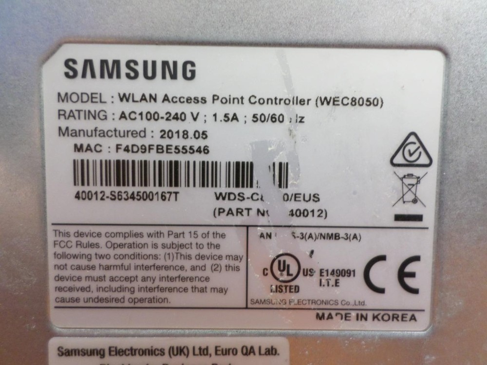 Samsung WEC8050 Wireless PoE LAN Controller