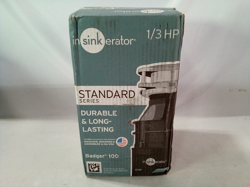 InSinkErator Garbage Disposal 1/3 HP 1725 RPM Continuous Feed Mounting Hardware