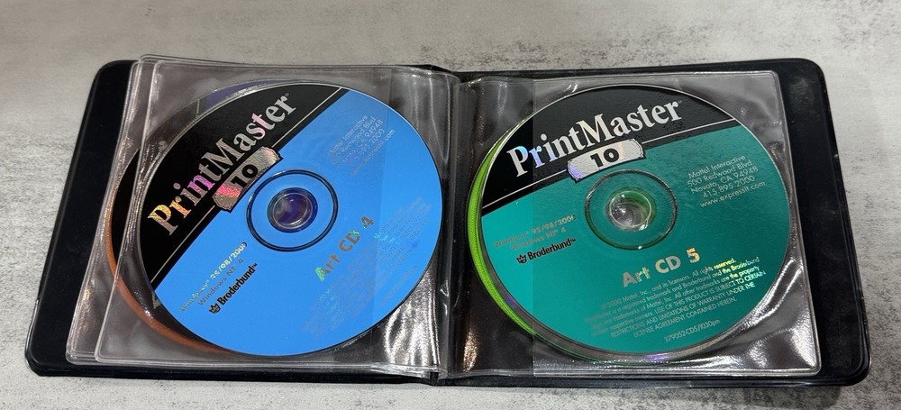 PrintMaster Platinum 10~ 1997-9 CD’s