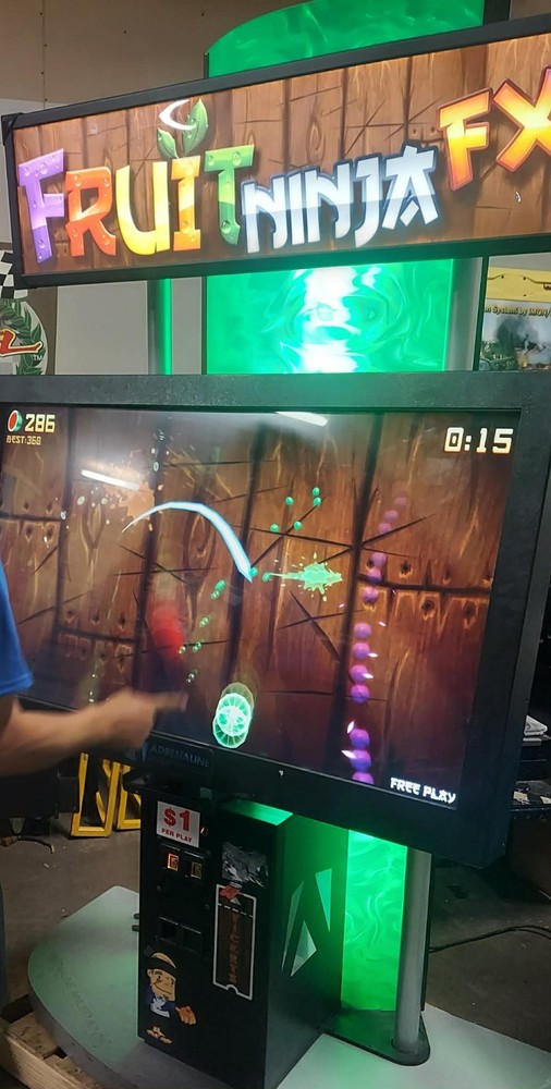 Arcade Fruit Ninja Fx Adrenaline touch screen game **WILL SHIP!!**