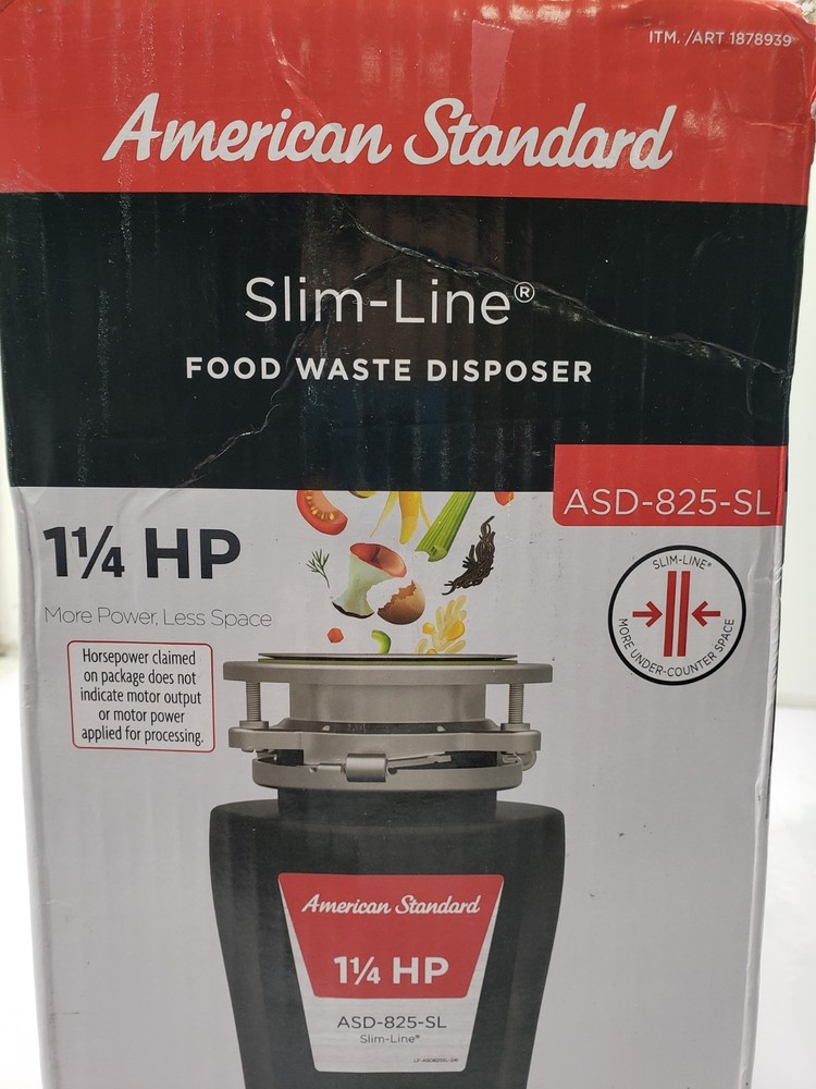 American Standard Slim Line 1.25HP Food Waste Disposer ASD-825-SL ART 1878939