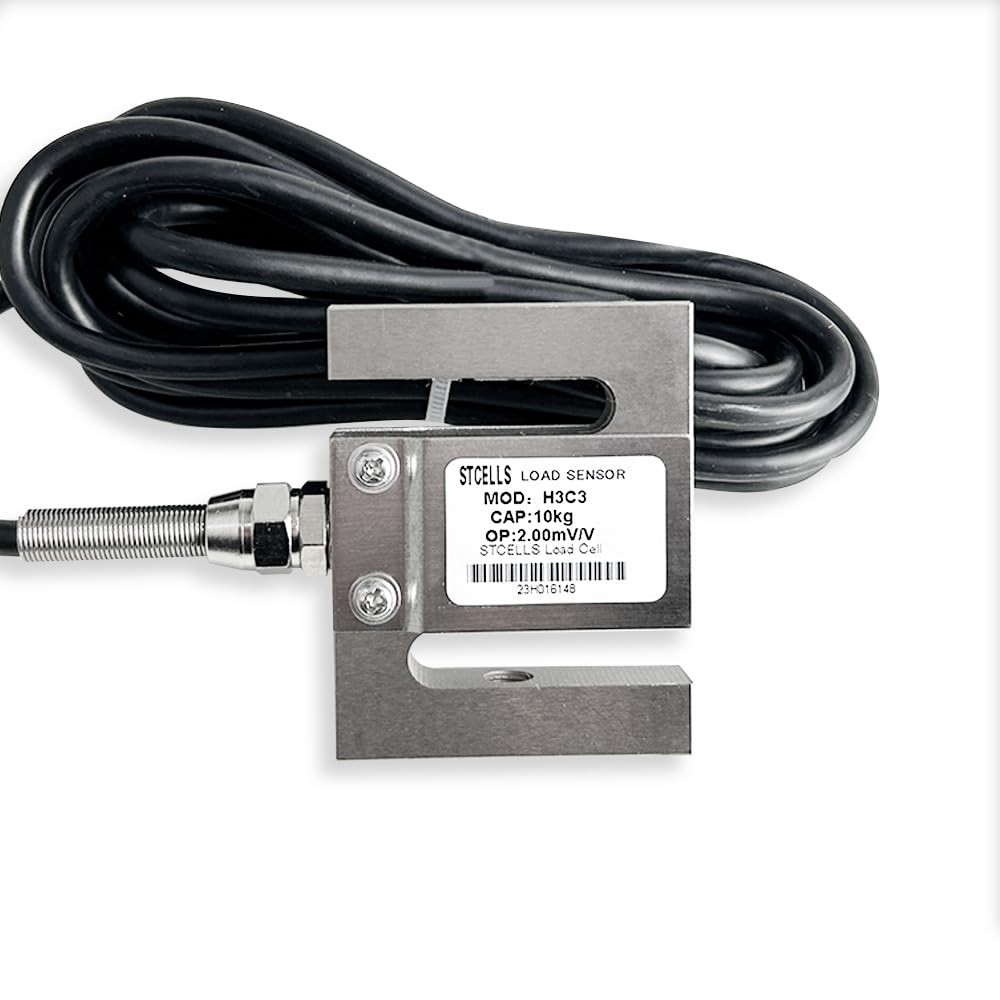 STCELLS S-Type Load Cell 20kg M8 Pressure Sensor Tension Compression Weighing