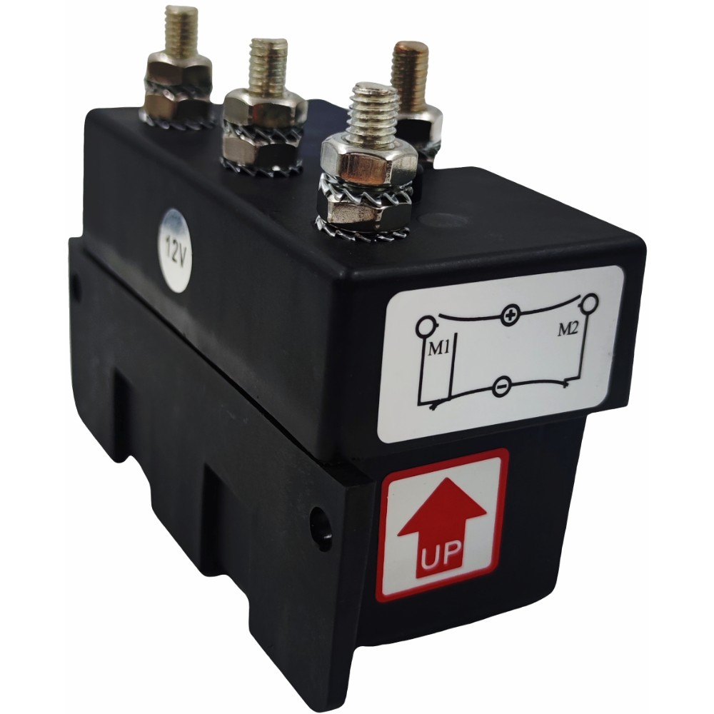 Anchor Windlass Reverse Solenoid Control Box for Marine Boat 12V 1500WMax 3 Wire