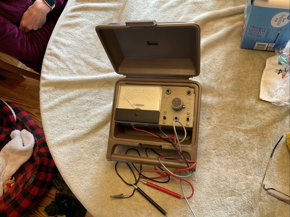 Vintage Heathkit Solid State Volt Meter IM-17 Clean UNTESTED