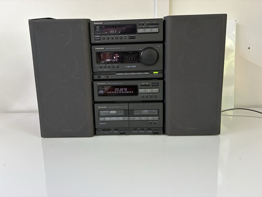 Vtg Panasonic SC-CH9 Stereo Integrated Amplifier & CD/Cassette System Tested