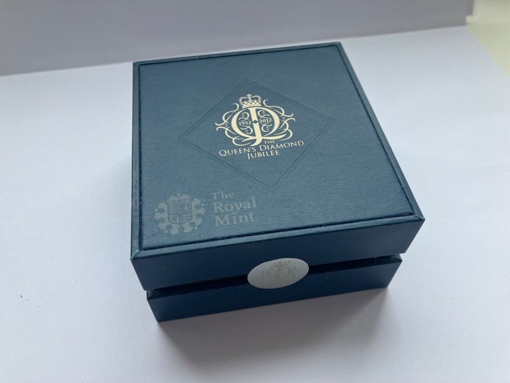 2012 Silver Proof Diamond Jubilee Five Pound Coin