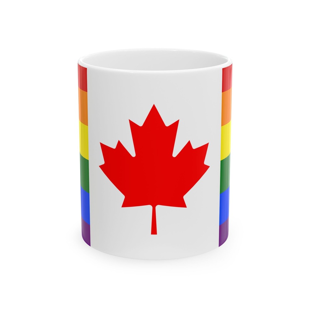Canada Pride flag (Canada) White Coffee Mug