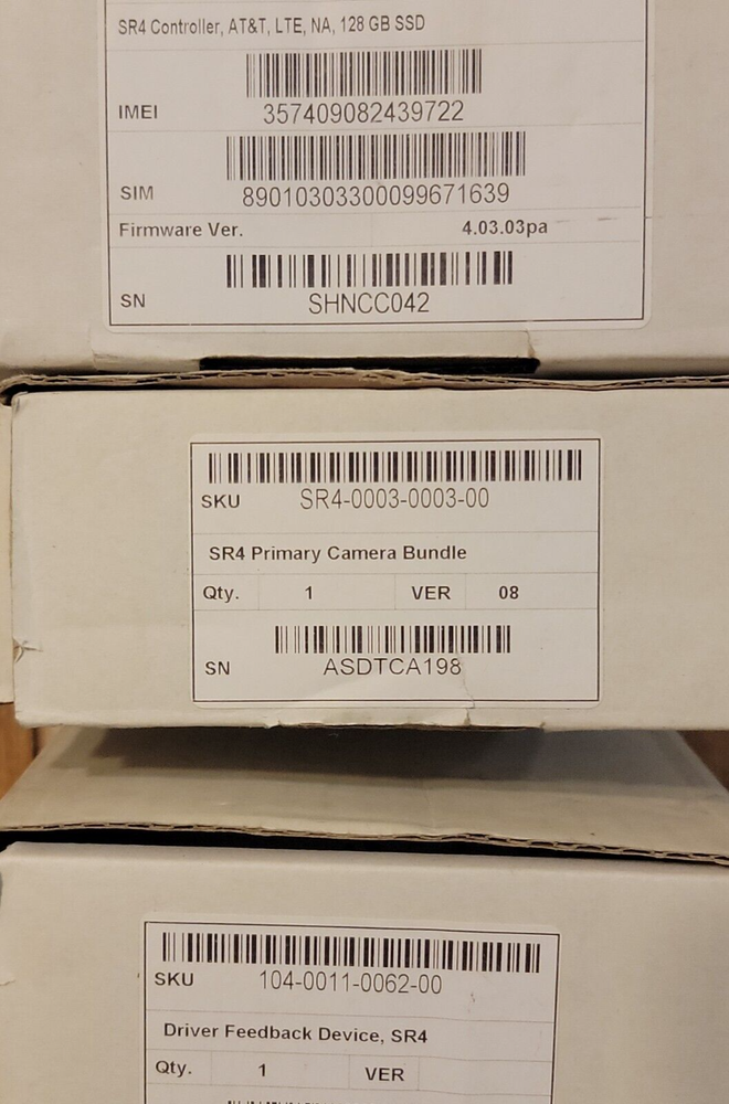 Omnitracs SmartDrive SmartRecorder4 Kit SR4 Controller Camera and Driver Device