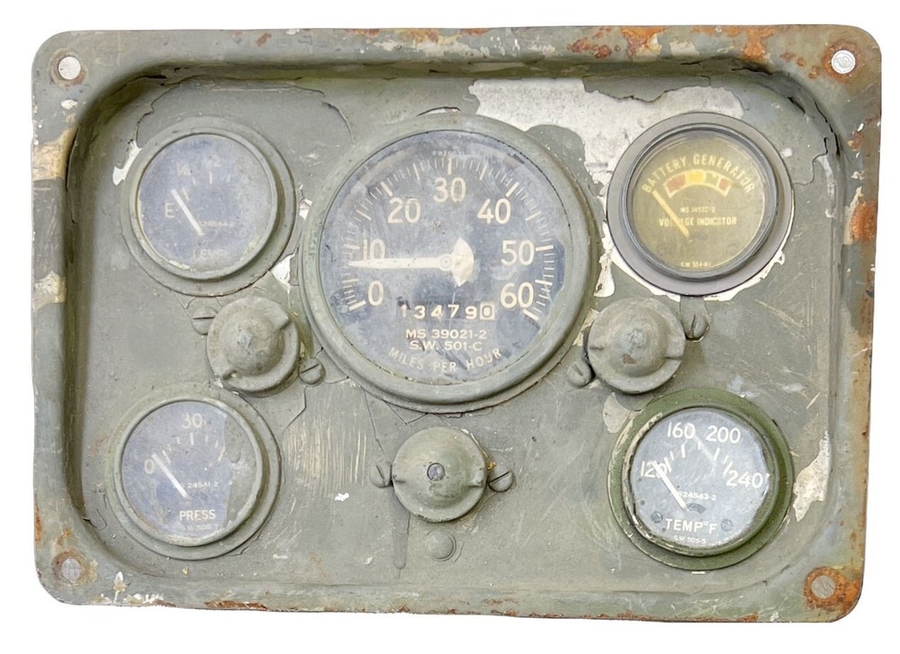 M151A1, M151A2, M151, M718, M825 MUTT Instrument Panel Dash Board USED TAKE OUT