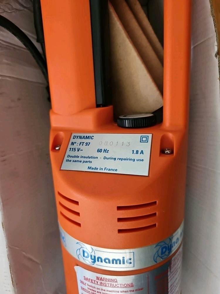 Dynamic FT 97 hand mixer .NEW OPEN BOX