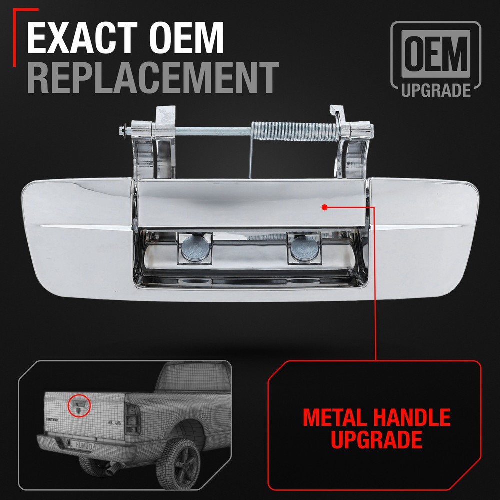 Tailgate Handle for Dodge Ram 1500, Ram 2500, Ram 3500