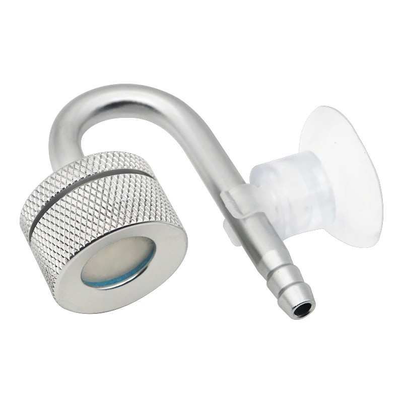 Aquarium Co2 Diffuser Solenoid Regulator System Atomizer Fish Tank Bubble Silver