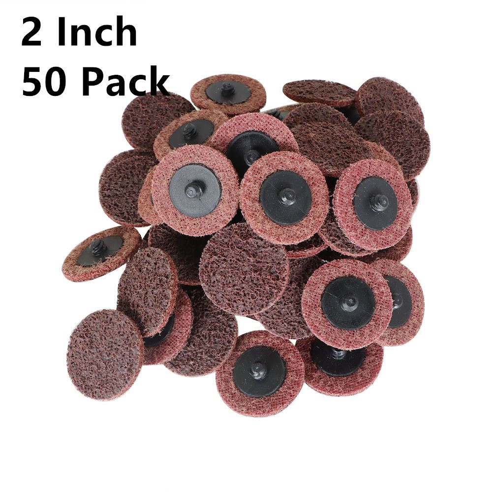 Grinder Sanding Pads 2 Inch Medium Surface Conditioning Discs Roll Lock Die