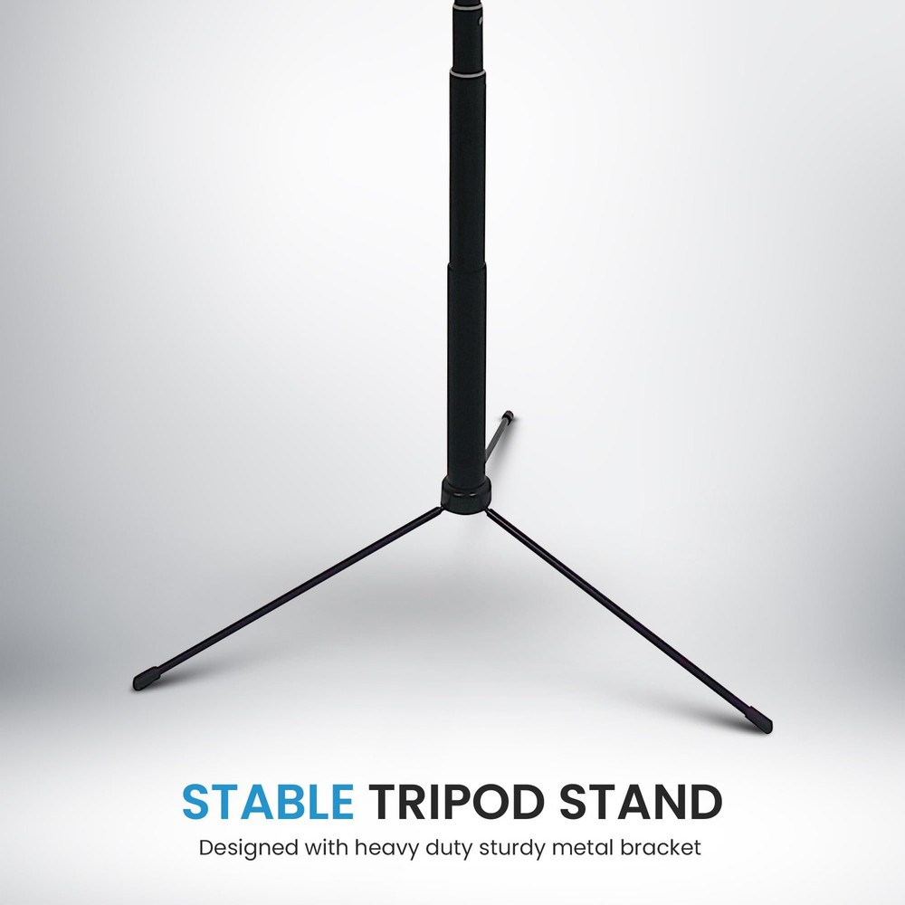 iDance LED Ring Light with Cell Phone Holder, 6", USB Powered with Bluetooth...