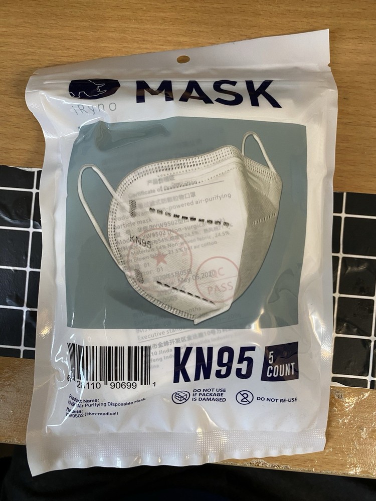 (27 Packages) N95 Mask 5 Count Per Pack