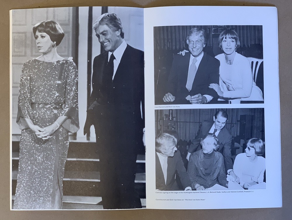 “Carol Burnett & Dick Van Dyke “SAME TIME NEXT YEAR" 1977 Souvenir Program