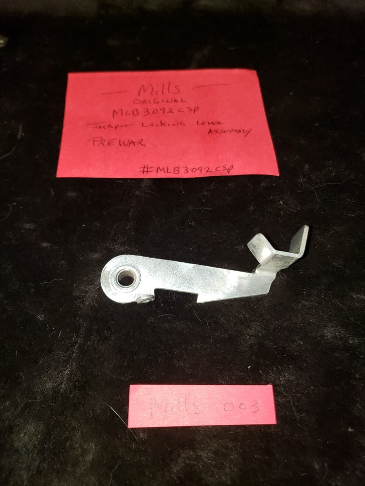 ORIGINAL REPLACEMENT MILLS Jackpot Locking Lever ASSEMBLY #MLB3092CSP - 003
