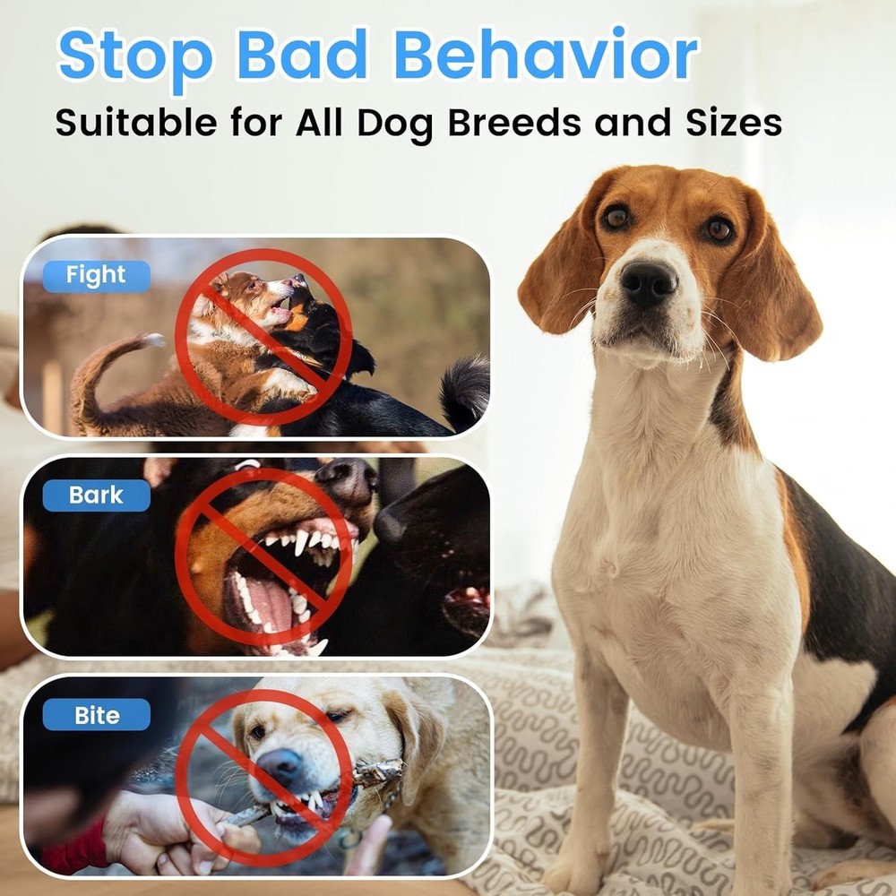 Anti Barking Device for Dogs, Multi-Functional Dog Bark Deterrent Device