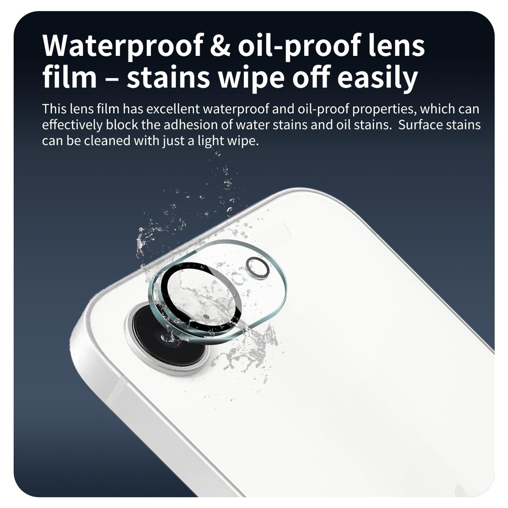 Fynorao 4-Pack Camera Lens Protector for iPhone 16e, 16e