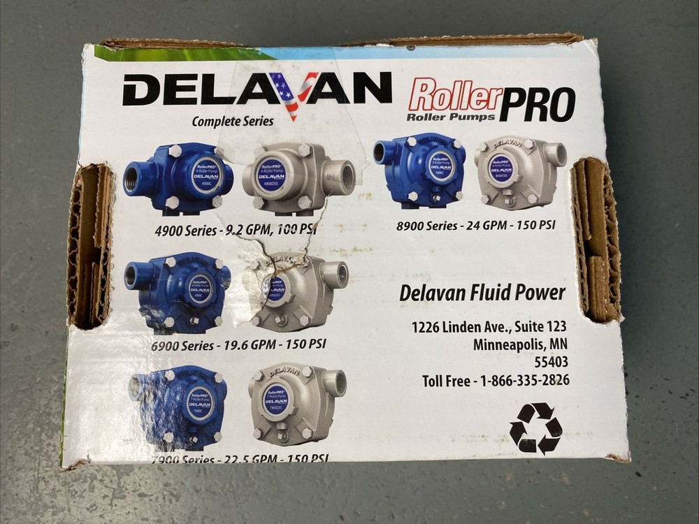 Delavan 4900C 150 PSI Cast Iron Roller Pump