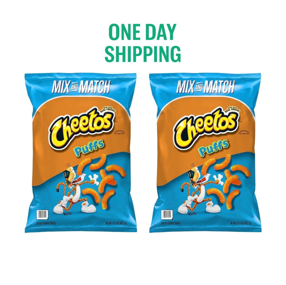 Cheetos Puffs Cheese Snacks 15.25 oz 2 Pack