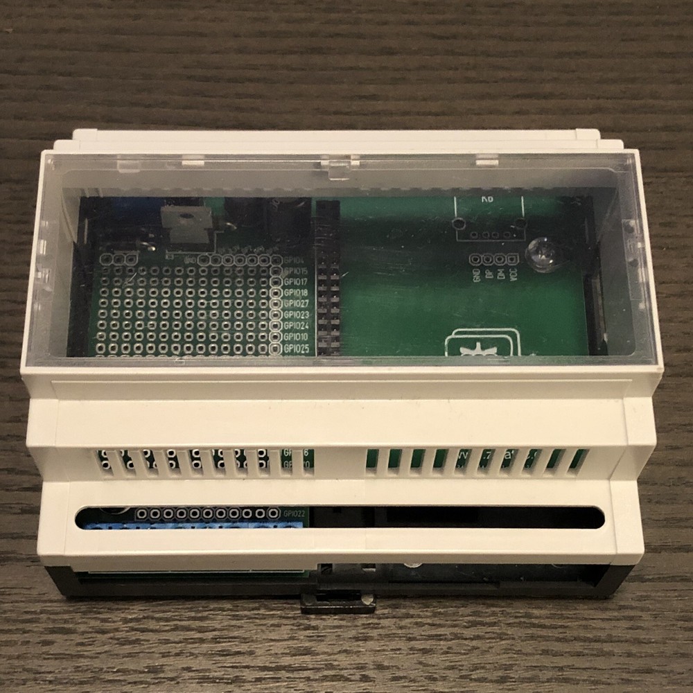 RasPiBox Open Pi4 for Raspberry Pi4 Din Rail Mount Raspberry Pi Enclosure