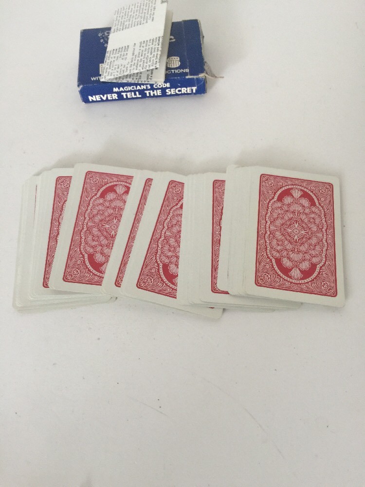 Magic Trik Kards With Complete Instructions D. Robbins And Co. Vintage