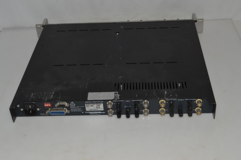 *TC* NEUTRIK RAPID-TEST RT-1M 335 MULTITONE AUDIO ANALYZER (GRM55)
