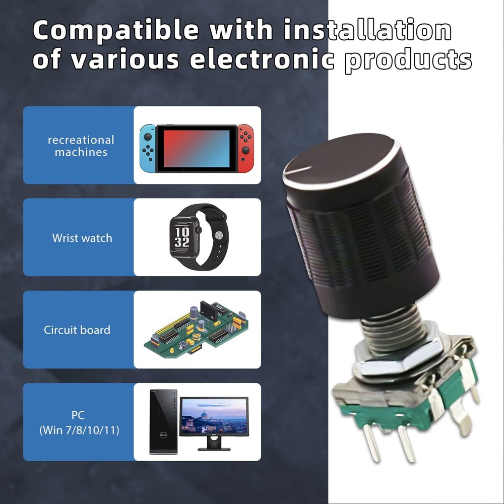 (7 Pin 20MM)10 PCS 360 Degree EC11 Rotary Encoder Code Switch Digital Potentiome