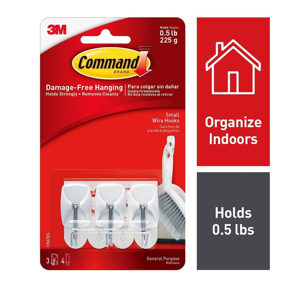 3M 17067ES COMMAND SMALL WIRE HOOKS