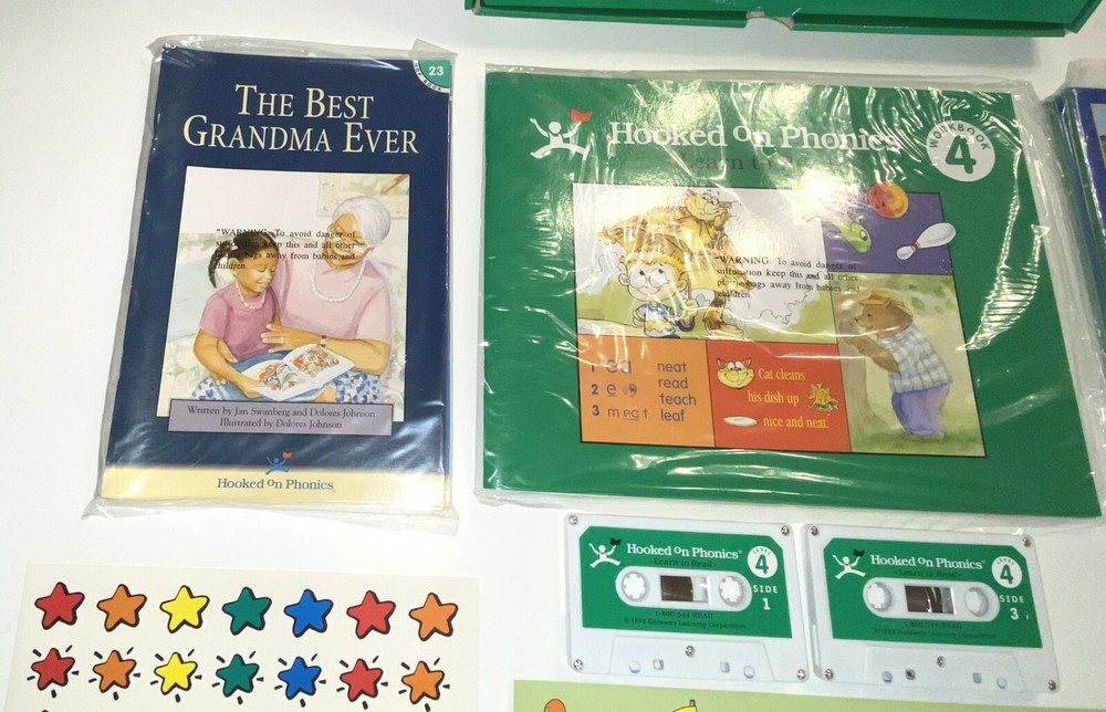 Hooked On Phonics Learn To Read 1998 Complete Level 4 New Opened Box