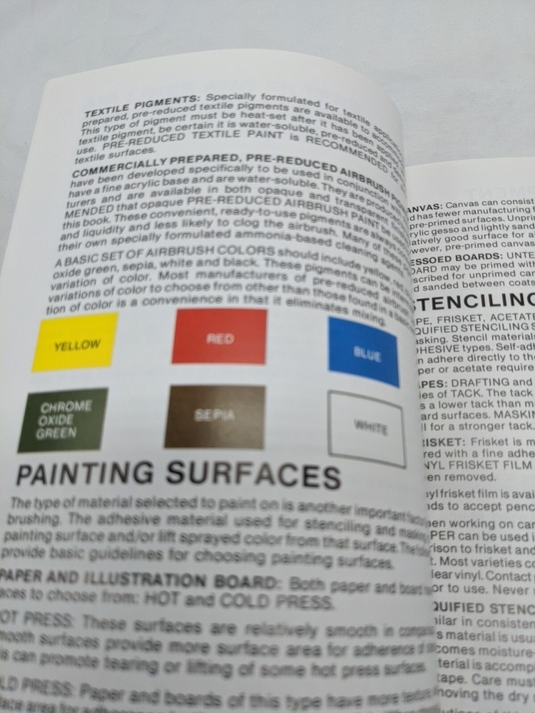 Walter Foster Airbrushing Tools Techniques Materials Book