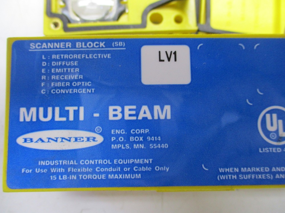 BANNER LV1 SCANNER BLOCK NSMP