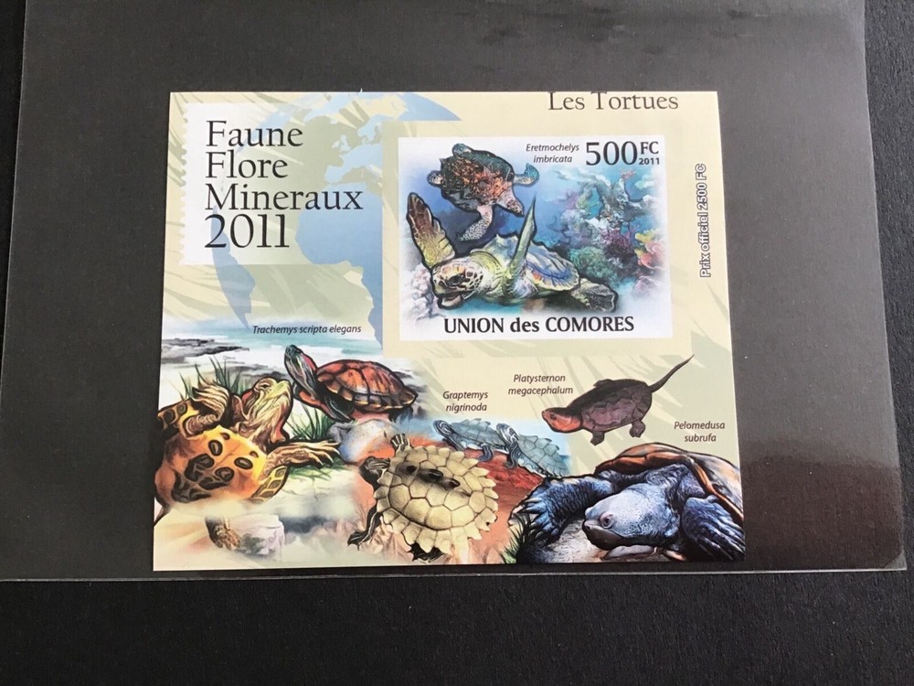 Comores Turtles   2011  Mint Never Hinged Imperf Mini Stamp Sheet R38726