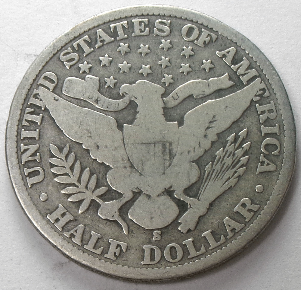 1904-S Barber 50¢ Half Dollar