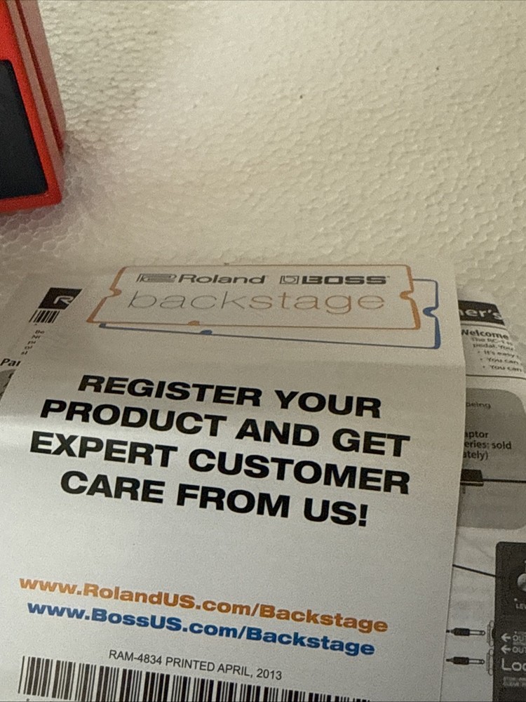 BOSS RC-1 Loop Station Effects Pedal