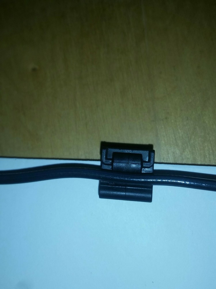 10 pcs Edge Zip Tie Wire Cable Clips (Edge - parallel, Side - along)◇156-00592