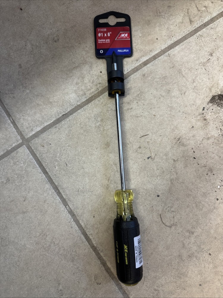 Ace Hardware Phillips Screwdriver #1 x 6", 2114239