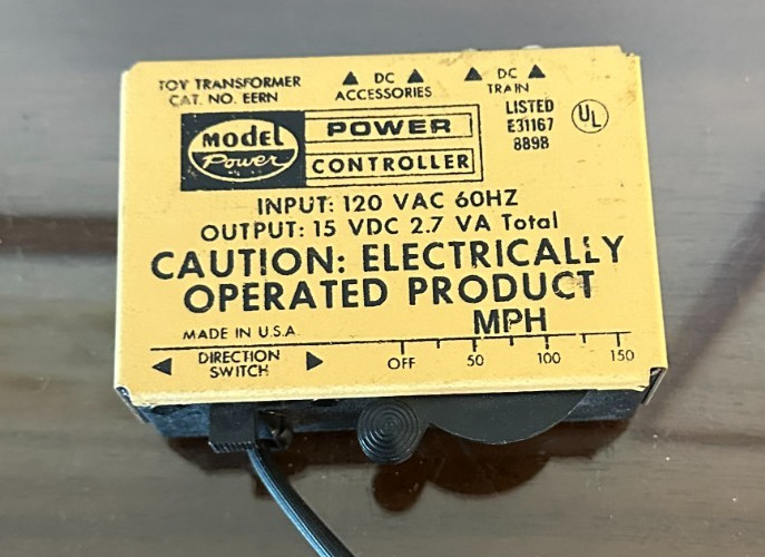 Model Power Controller Model 100 120V To 16.5V UNTESTED