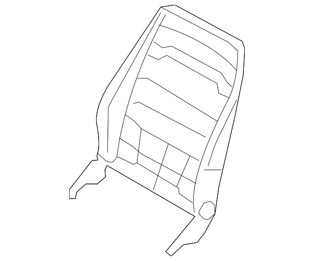 Genuine GM Seat Back Frame 93192745