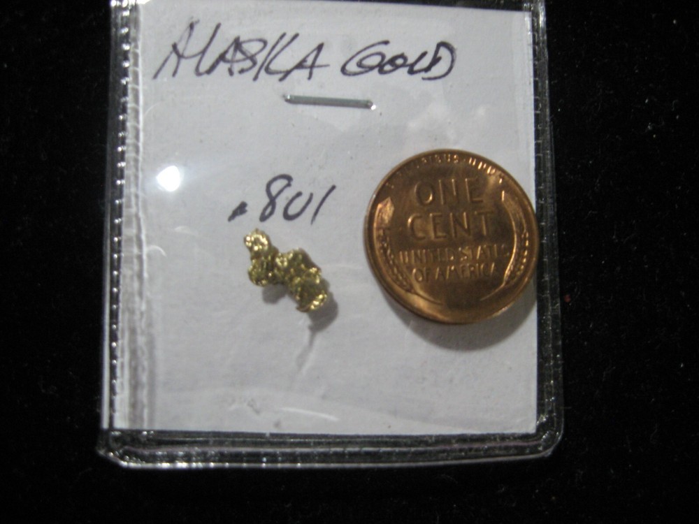 ALASKA GOLD NUGGET  .801 GRAMS