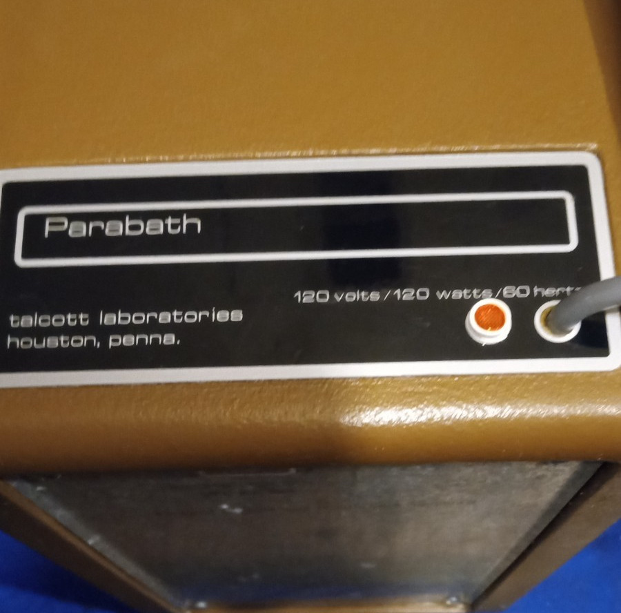 TALCOTT LABS. Parabath Paraffin Bath