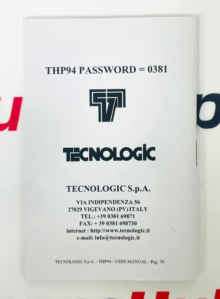 TECNOLOGIC THP94 TRR---M-H- Temperature Controller THP94