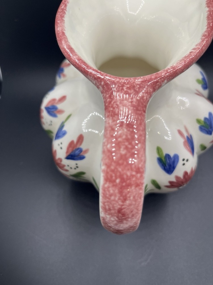 Beautiful Mediterranean Style Pitcher 6”