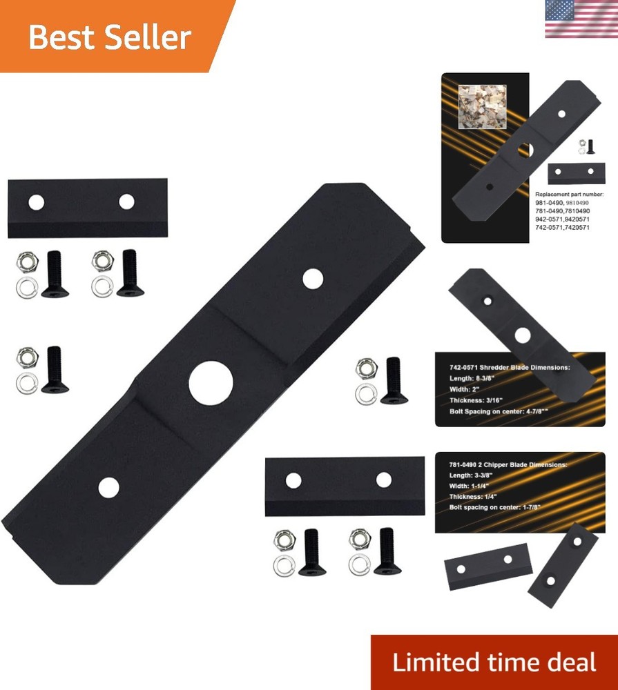 Durable Chipper Blade Kit Compatible with Multiple Brands - Versatile & Reliable