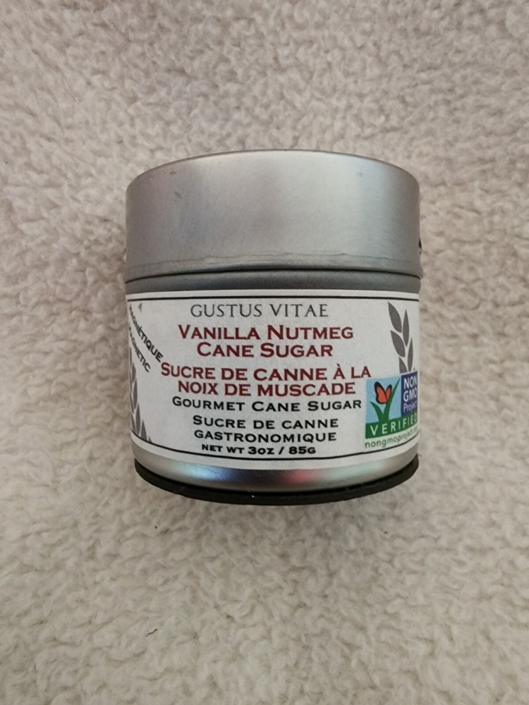 Gustus Vitae Vanilla Nutmeg Cane Sugar