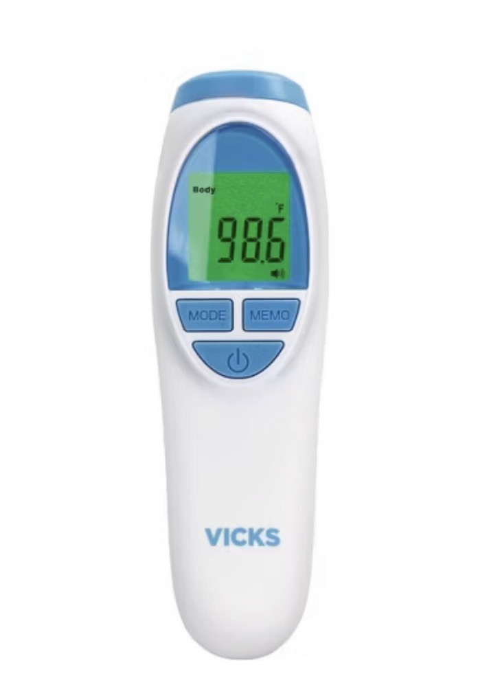 2 Pack Vicks No-Touch 3-in-1 Thermometer