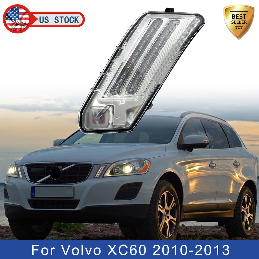 Left Driver Side Front LED Daytime Running Light Fits XC60 2010 2011 2012 2013
