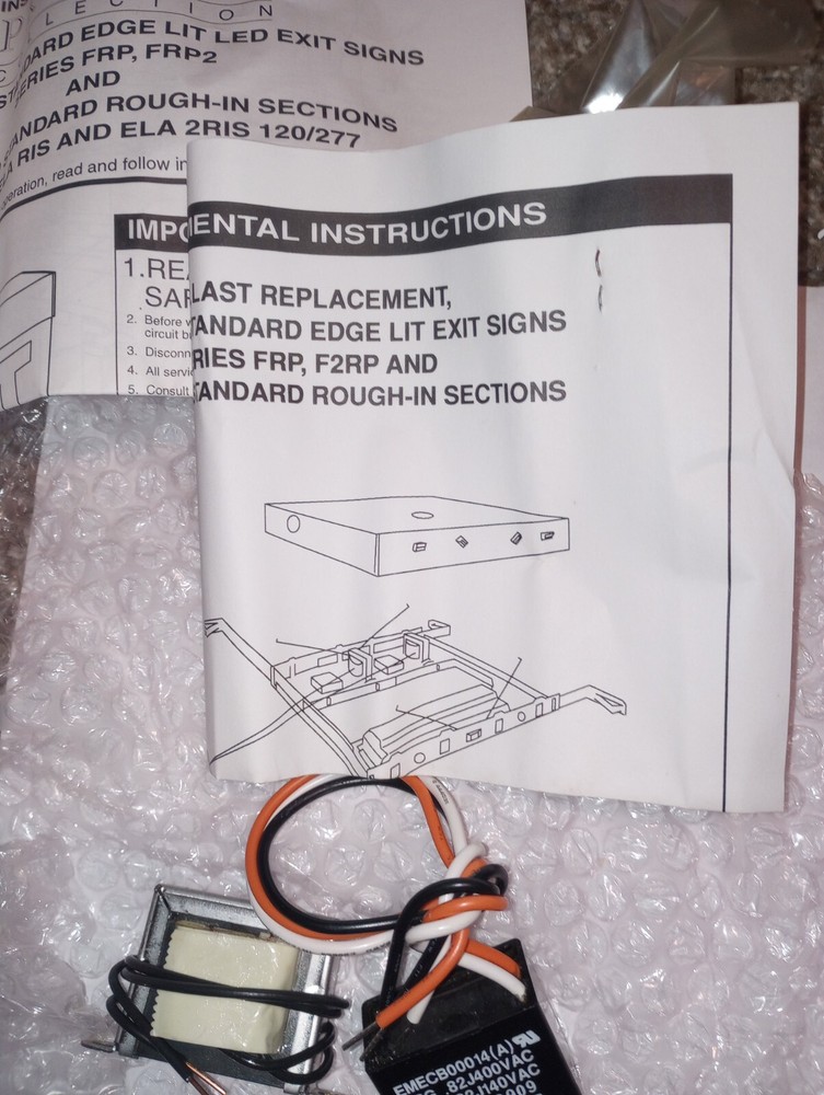 NEW GENUINE LITHONIA LIGHTING ELP EM018 EXIT ACCESSORY
